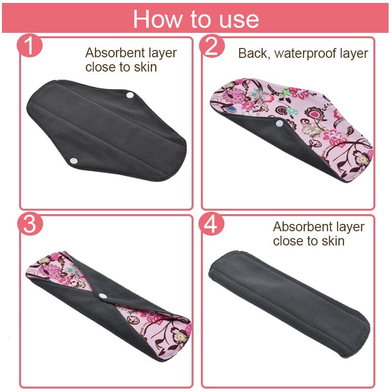 Reusable menstrual pads for menstrual pads feminine panties washable sanitary napkin feminine hygiene daily towels personal hygiene