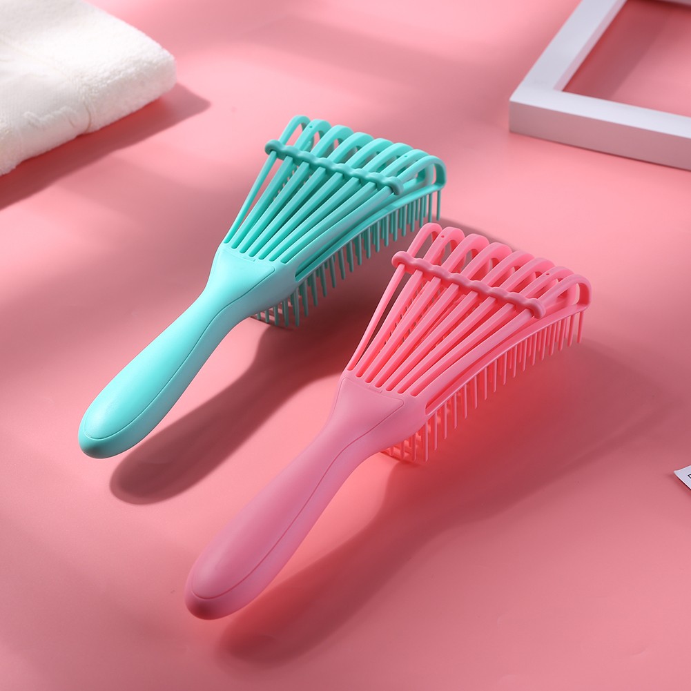 Women Hair Scalp Massage Comb Detangling Brush for Curly Hair Non-slip Rubber Octopus Hair Brush Comb Scalp Massage Styling Tool