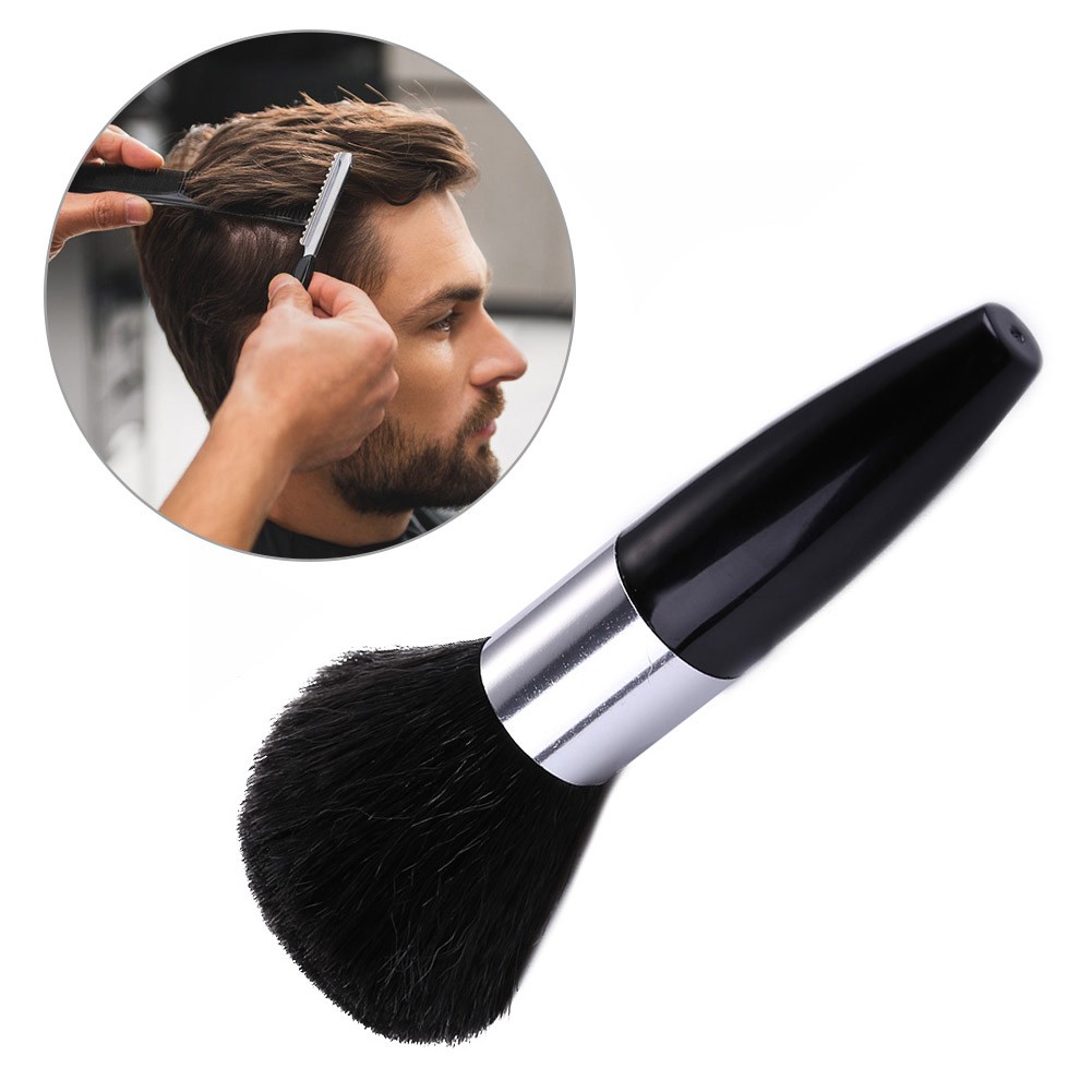 Professional Soft Neck Face Duster Brushes Barber Salon Hair Brush Hairdressing Hair Cutting Cleaning Tools 2022