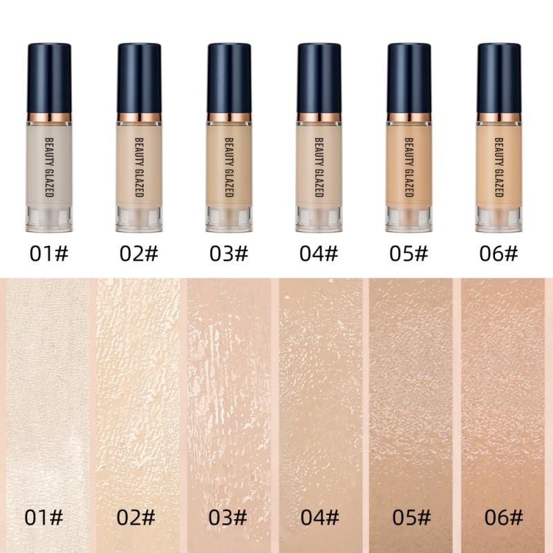 Full Coverage Matte Foundation Light Concealer Brighten Face Base Tone Whitening Face Makeup Long Lasting Liquid Cosmetic TSLM2