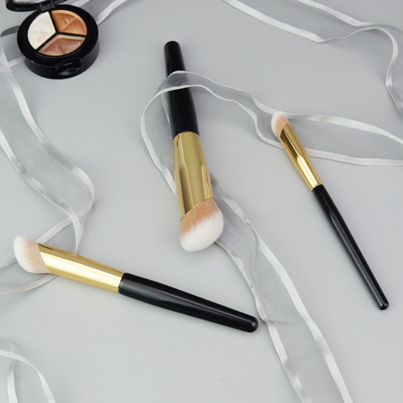 3pcs Pat McGrath Labs Fetish Sublime Perfection Highlight Foundation Makeup Brushes Unique Face Contour Cosmetics Beauty Tool