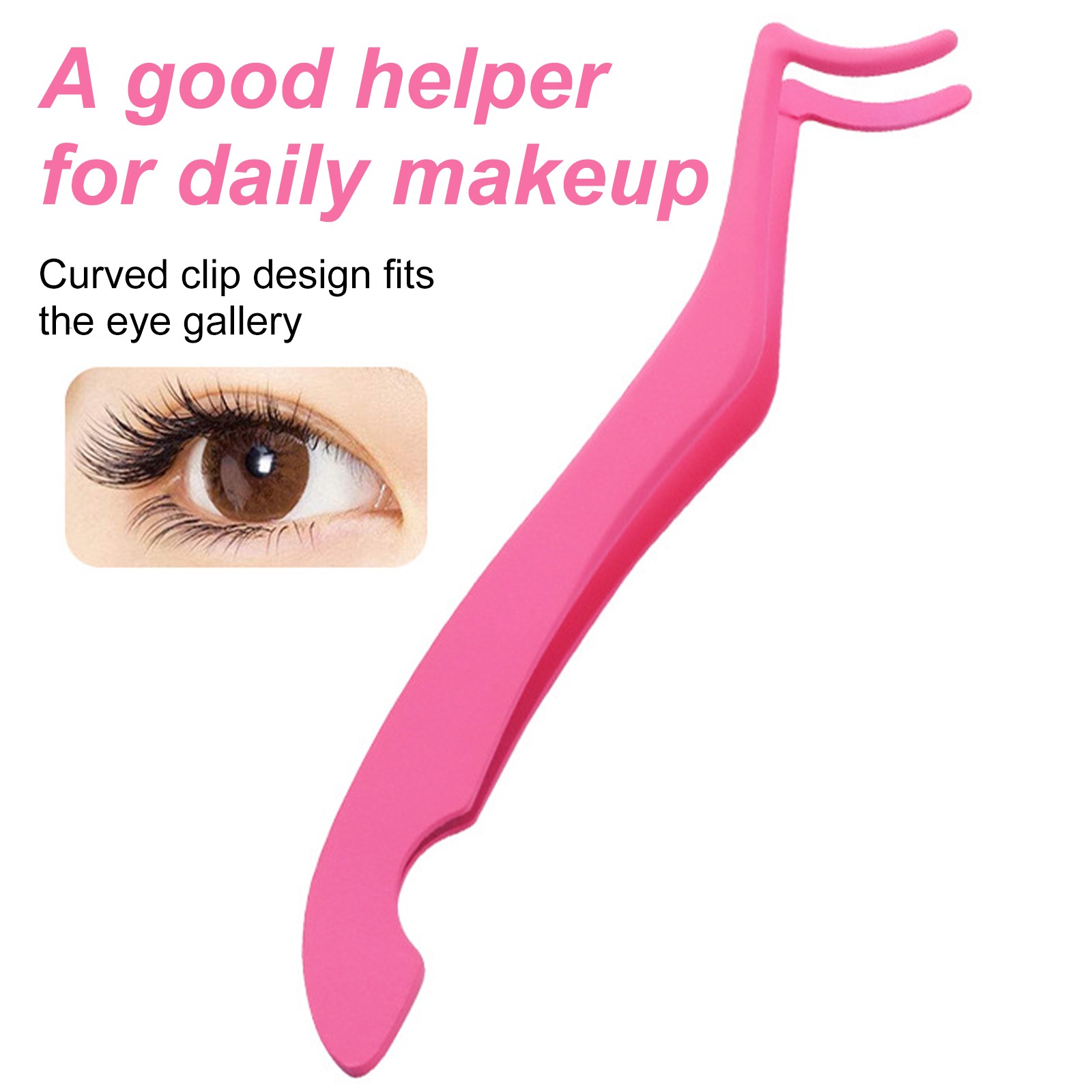 False Eyelash Tweezers Fake Eye Lash Rod Eyelash Extension Curler Pliers Auxiliary Clip Clamp Makeup Tweezers Tools