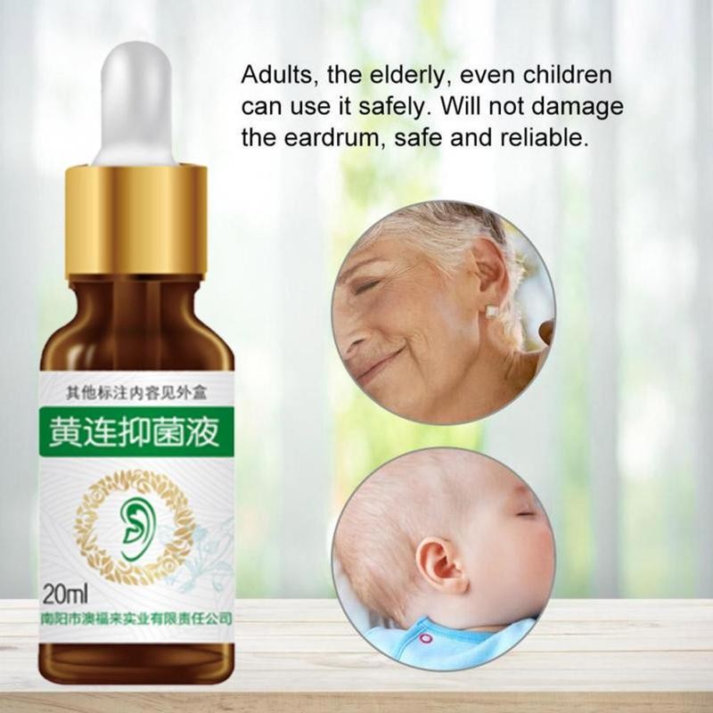 20ml Ear Acute Otitis Drops For Ear Ear Inflammation Deaf Health Care Chinese Herbal Medicine Ear Liquid