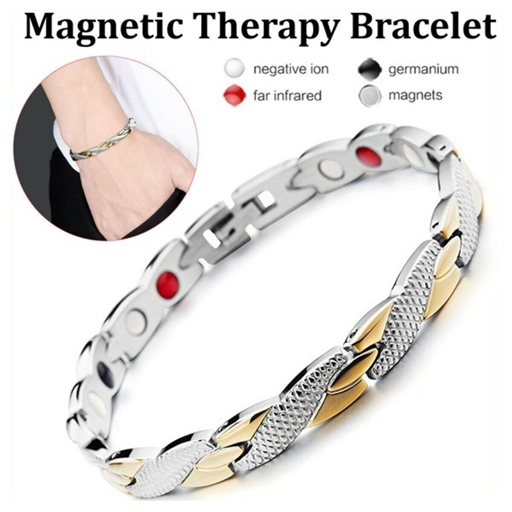 Body Slimming Weight Loss Anti Fatigue Healing Bracelet Hematite Beads Stretch Magnetic Therapy Slim Bead Bracelet For Men Women