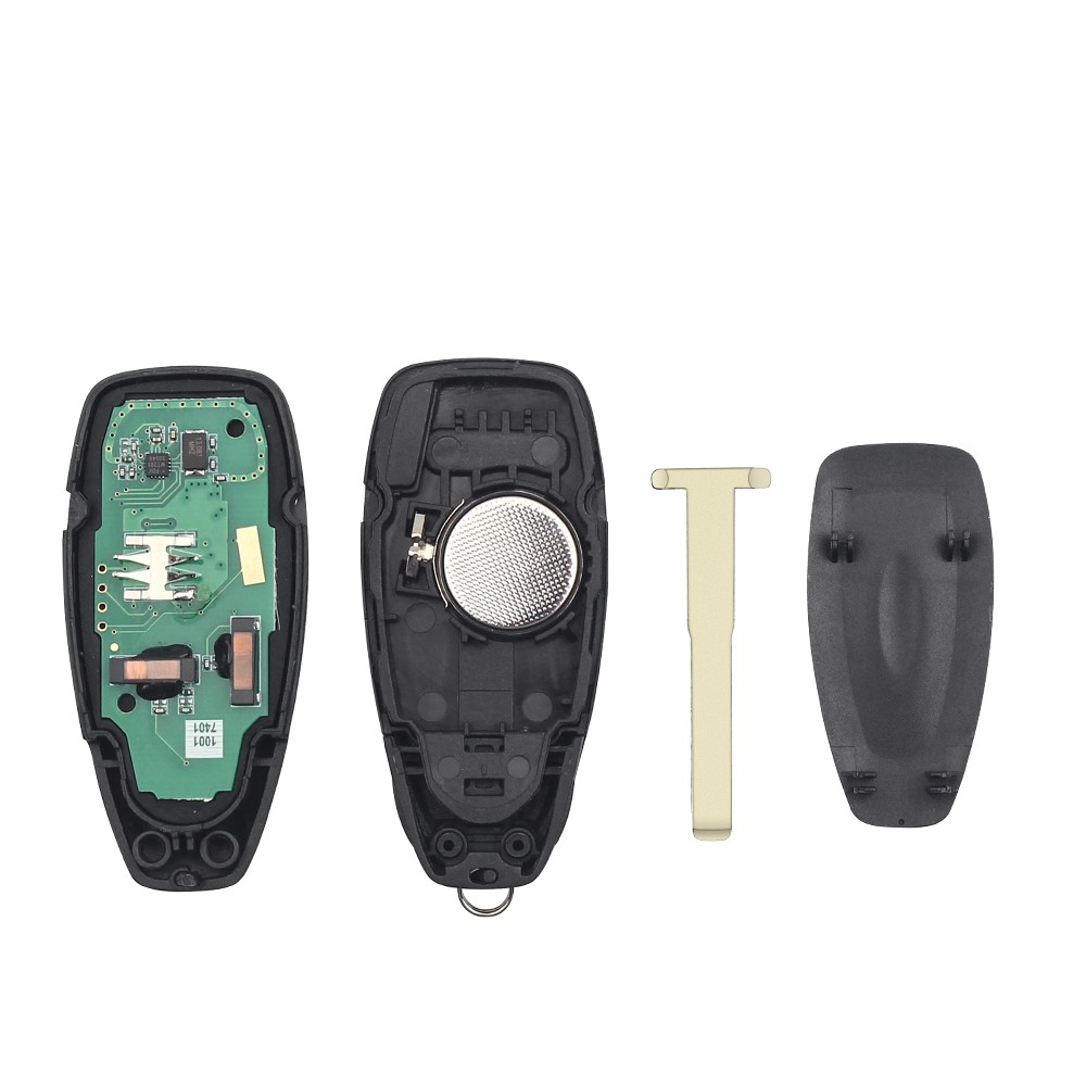 KEYYOU - Smart Remote Control Keyless Entry for Ford, Remote Control for Ford Focus C-Max Mondeo Kuga Fiesta B-Max 433/434Mhz 4D63 80Bit