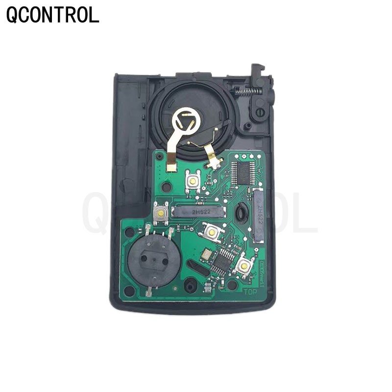 QCONTROL 4 Buttons Car Remote Smart Key for Renault Koleos Scenic 433Mhz with 7952 Chip