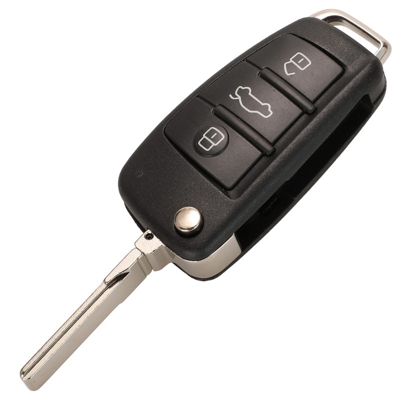 315/433/868MHz 8E0837220Q 8E Electronic Chip 8E0 837 220 Q/M/T/R Af Flip 3 Button Remote Car Key Fob for Audi A6L Q7