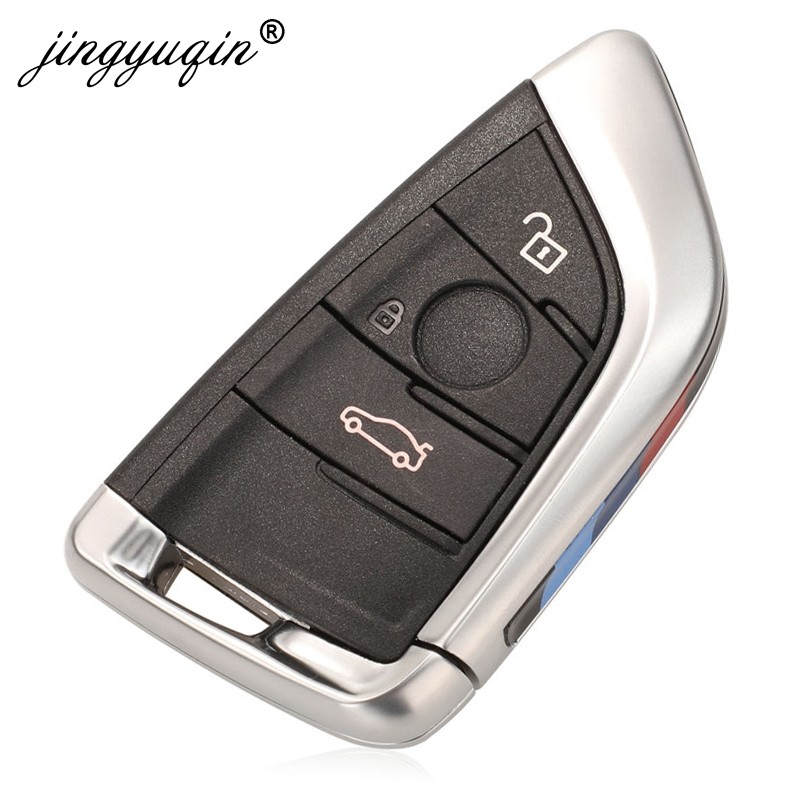 Jingyuqin الذكية 3/4 زر 315mhz 433mhz 868MHZ مفتاح بعيد دخول بدون مفتاح فوب لسيارات BMW F CAS4 5 7 سلسلة X5 X6 2014 2015 2016 pcf7953