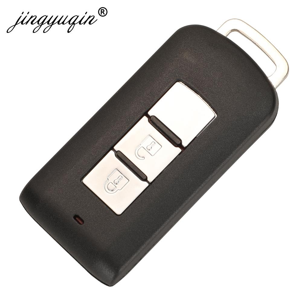 jingyuqin Smart Remote Key Fob 2BTN 433MHz ID46 ID47 For Mitsubishi Lancer Outlander ASX G8D-644M-KEY-E/Montero L200 GHR-M004