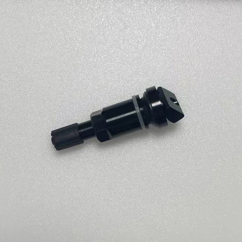 TPMS-43H TPMS Tire Pressure Sensor Valve Black Metal Valves Wheels for Mercedes Audi Jaguar Land Rover Volkswagen Volvo Honda