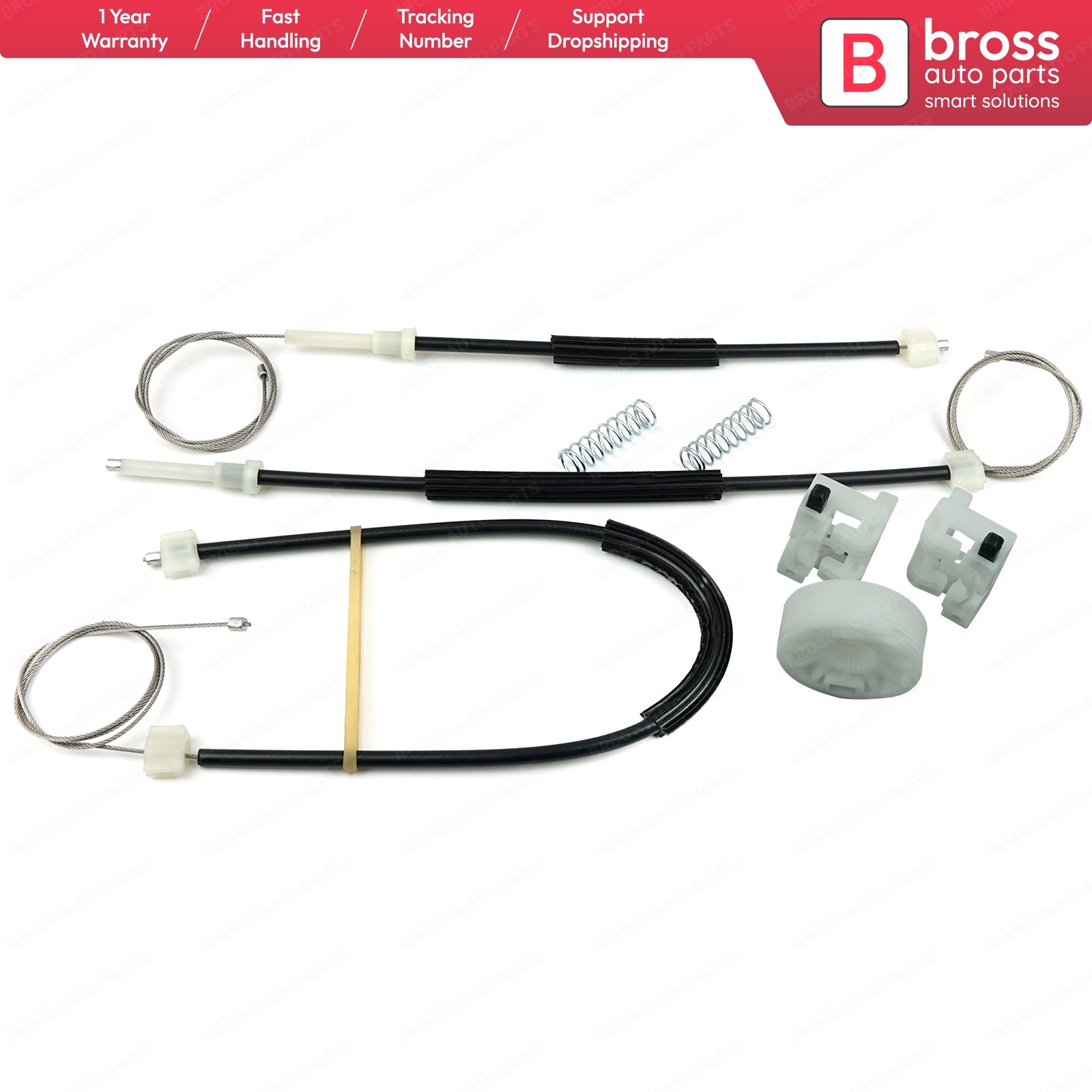 Bross قطع غيار السيارات BWR5321 منظم للنوافذ إصلاح مجموعة الجبهة اليمنى 95382557 لشروليه كروز 2010-2016 المحرز في تركيا