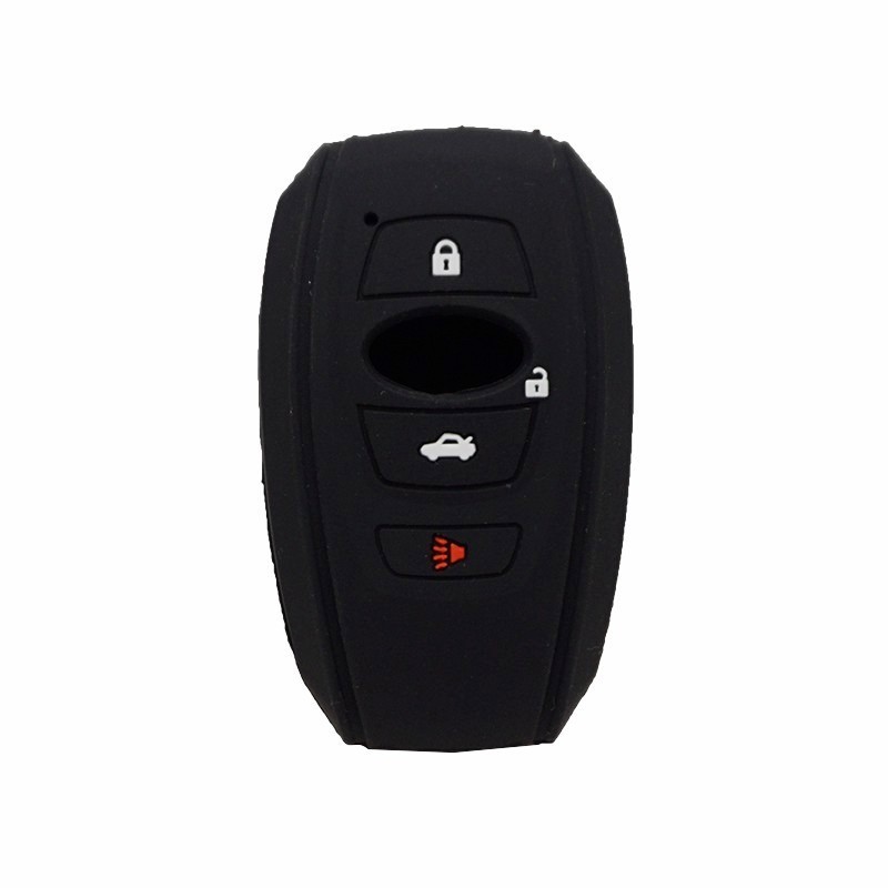 3 4 Buttons Silicone Car Remote Key Case Cover Fob Protection Shell Accessories For Subaru XV SV Forester BRZ 2019 2020 Holder