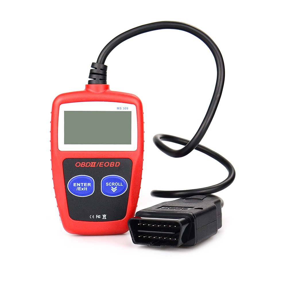 رمز الماسح MS309 CAN BUS OBD2 قارئ شفرة السيارة EOBD OBD II أداة تشخيص MS 309 مع متعدد اللغات