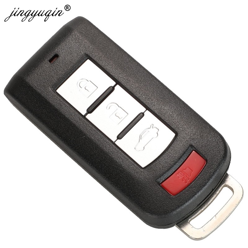 jingyuqin 2/3/4 Buttons Smart Car Key Shell Cover For Mitsubishi ASX Outlander Sport Pajero Shogun Montero Lancer RVR