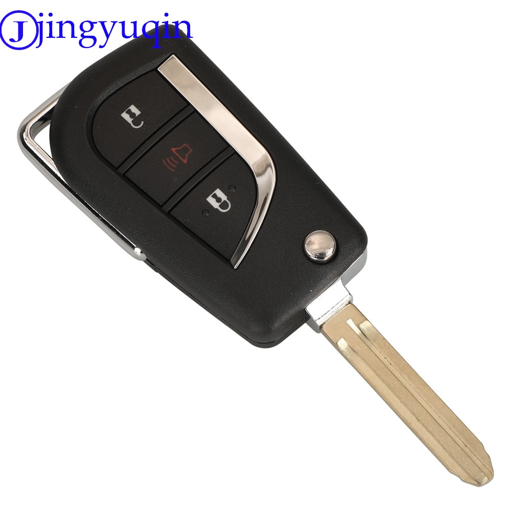 jingyuqin 314MHz ASK 3 Button Remote Key 4D67 Chip For Toyota FJ Cruiser Land Cruiser 2003-2009 FCC ID: HYQ12BBT TOY43