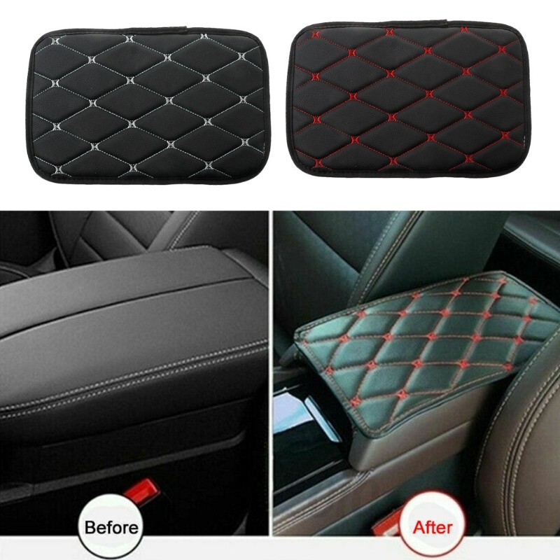 Car Armrest Cushion Pad Soft Memory Armpit Auto Center Console Fender Cushion PU Car Armrest Cover Box Protector