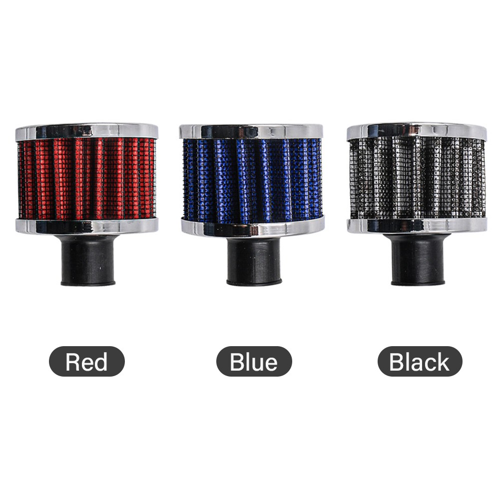 Easy Install Ventilation Car Scooter 12mm Stable Connection Universal Aluminum Alloy Small Mushroom Head Air Intake Filter