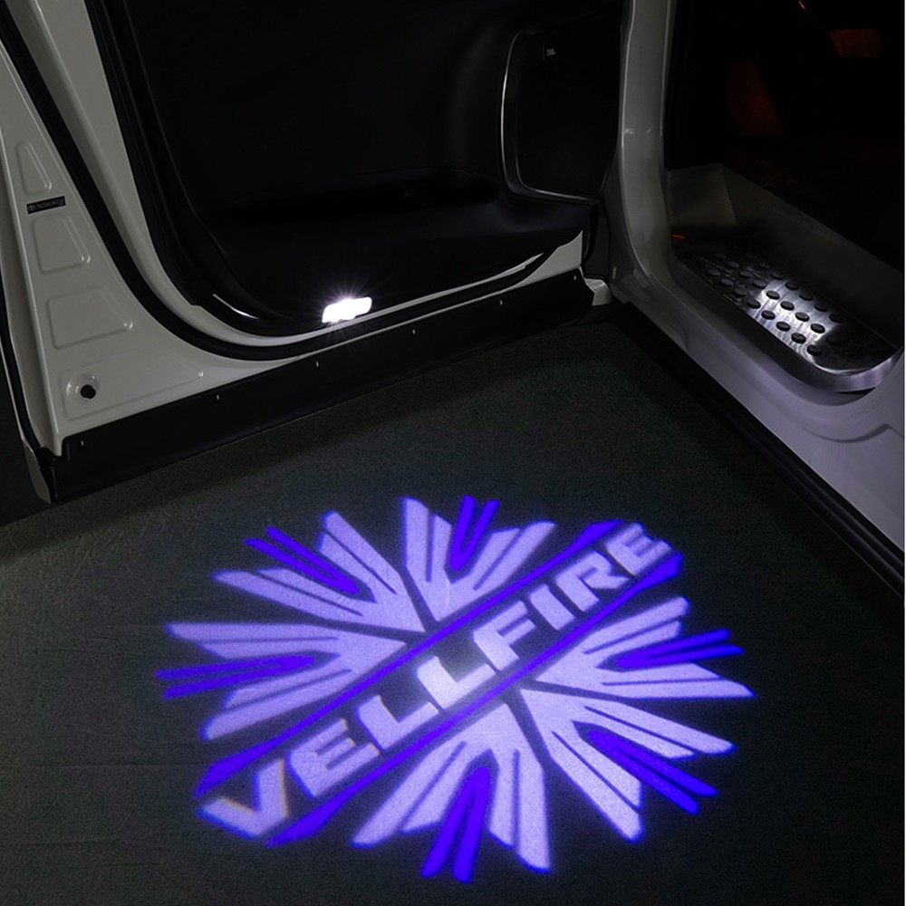 2pcs Car Logo Projector Lamp Welocme Light For Toyota Alphard Vellfire Car Style Alphard Car Door Light Vellfire Attractive Light