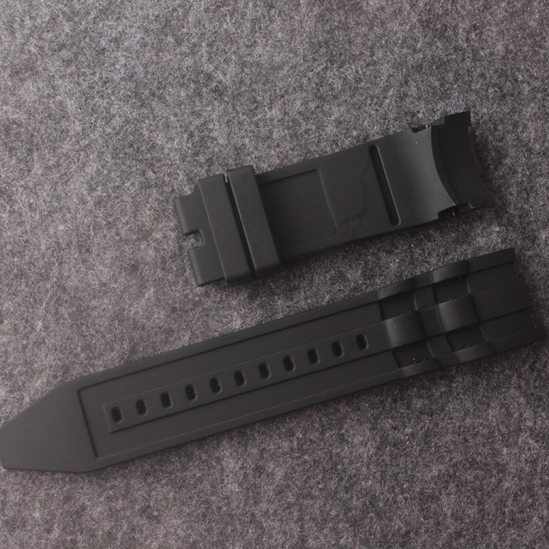 26mm Silicone Rubber Watchband Black Men Luxury Wristband Watch Band Replacement Strap for Invicta/Pro/Diver acessames