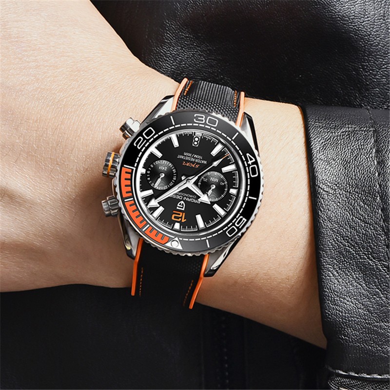 PAGANI New Design Diver Watch Men 10Bar Waterproof Date Watch Sport Watches Top Brand Mens Quartz Wrist Watch Relogio Masculino