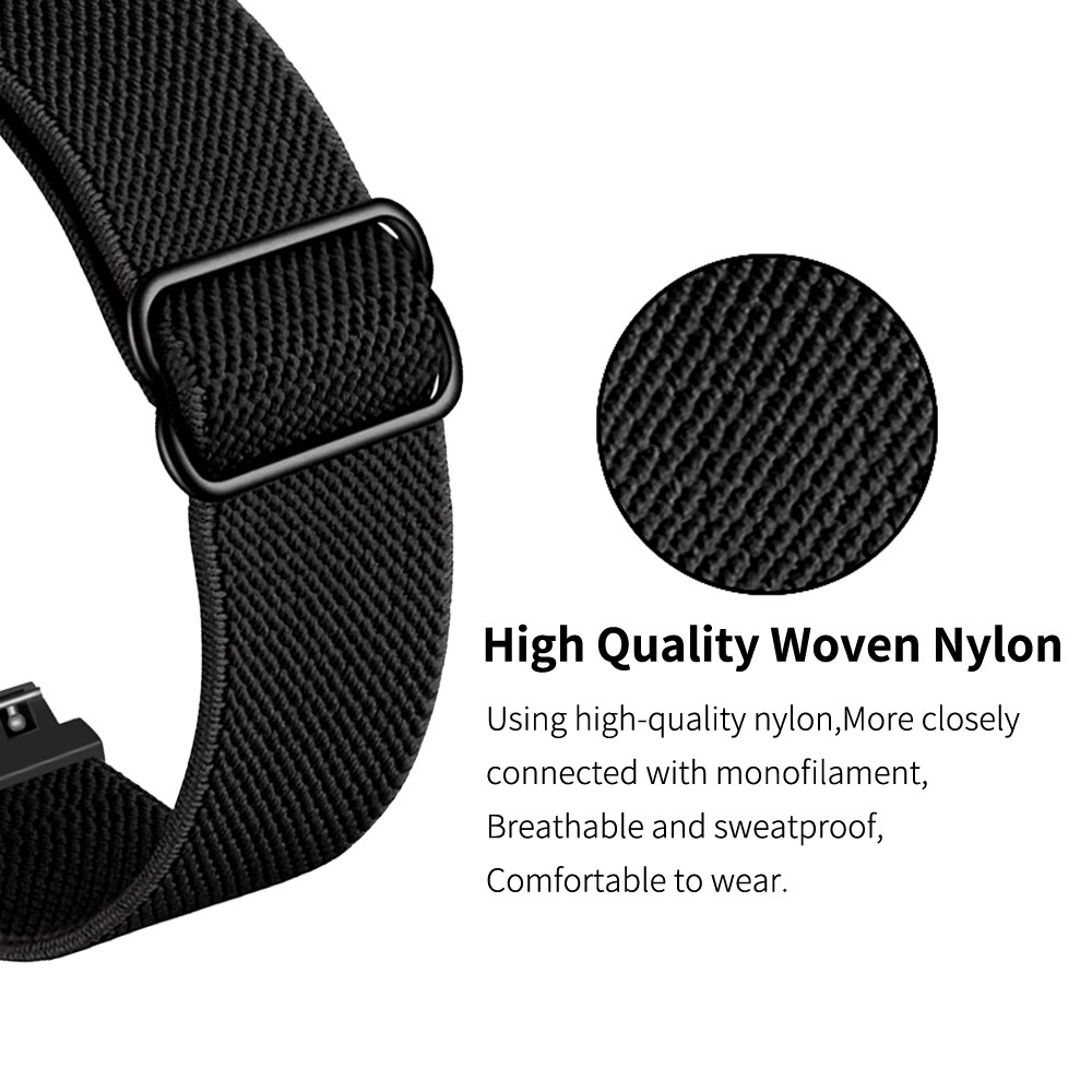 Nylon Solo Loop Strap For Huawei Watch 3 / Watch 3 Pro / GT3 46mm 42mm Band Elastic Fabric For Huawei Watch 3 GT2 Pro Watches