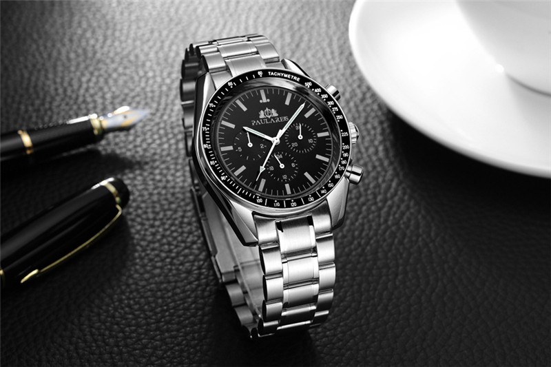 Orologio Uomo Multifunction Chronograph Automatic Watches Men 2022 Luxury Brand Watch Men Mechanical Wristwatches Steel Clock