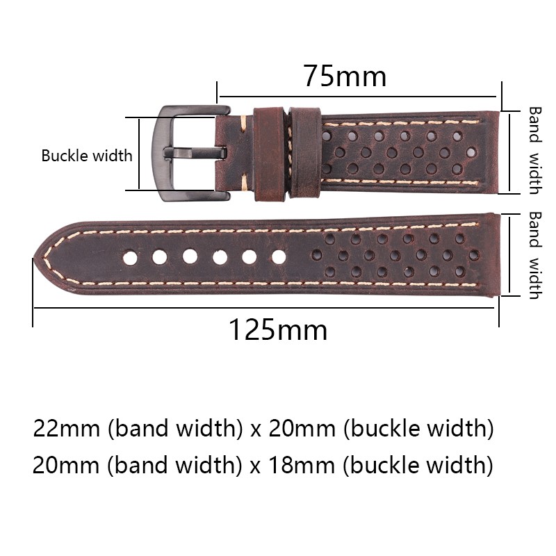 Cowhide Watches 20mm 22mm Genuine Leather Vintage Wrist Strap Strap For Samsung Galaxy Watch 46mm Bracelet