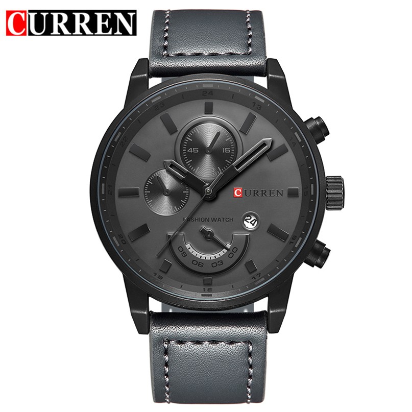 CURREN - Watches for men, sports chronograph, quartz, casual, military, male, 8217