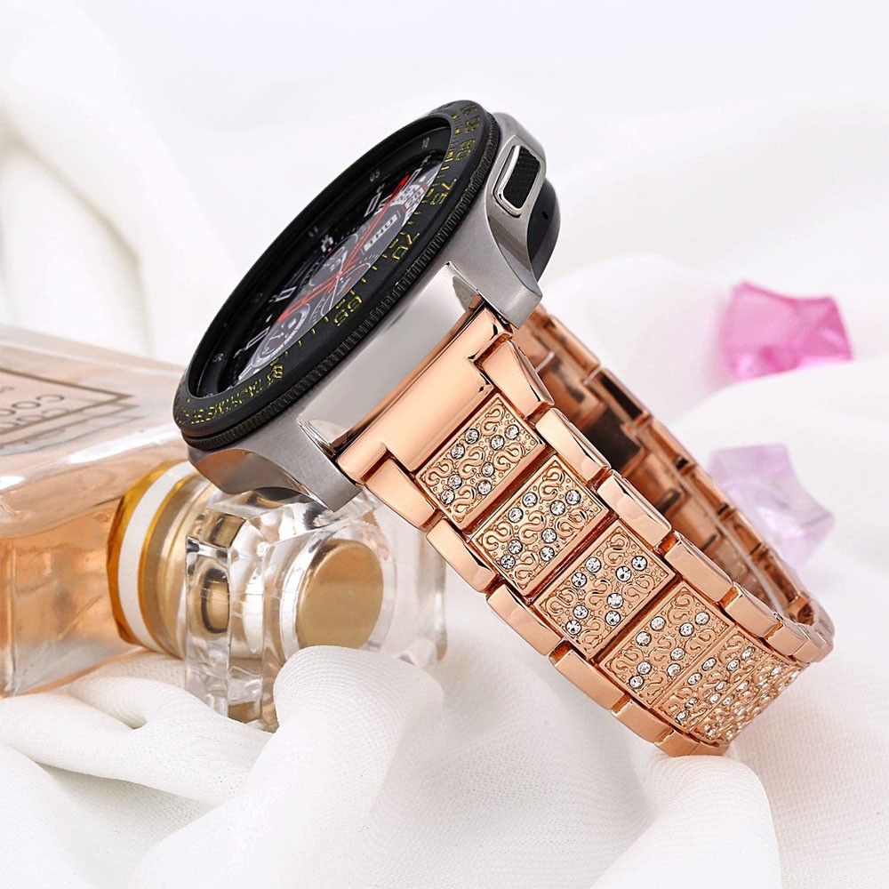 Bling Band for Galaxy Watch 3 4 45mm 41mm 42mm 46mm/Samsung Gear S2 S3 Classic Frontier/Active 2 40mm 44mm Women's Bracelet Strap