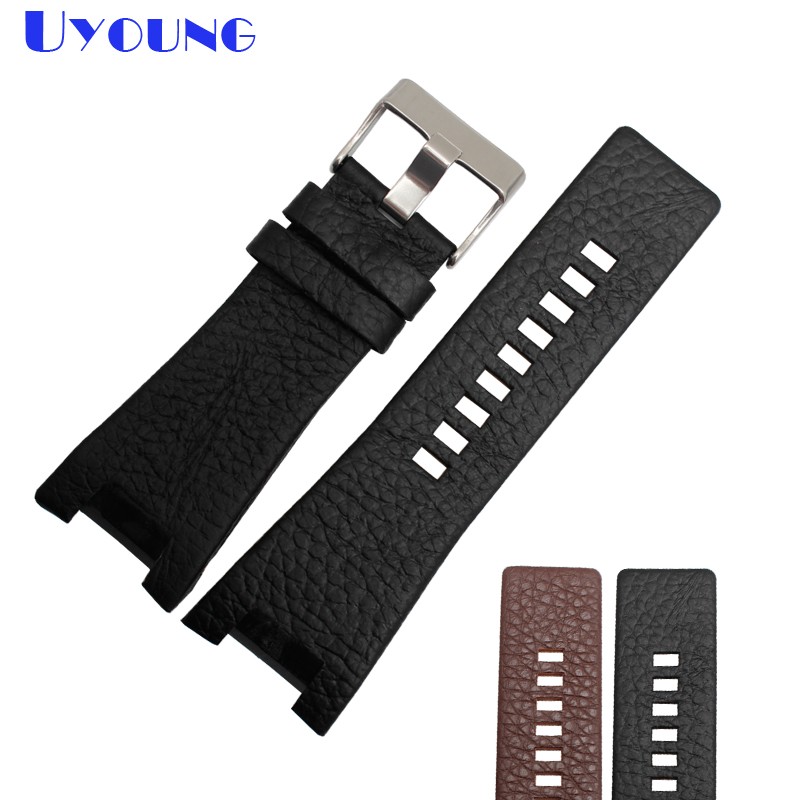 Genuine Leather Watch Strap for Diesel DZ1216 DZ1273 DZ4246 DZ4247DZ287 Watch Bracelet Mens Watchband Wrist Band