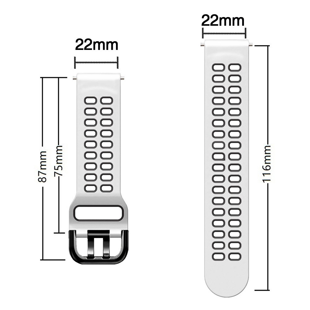 22 مللي متر سيليكون باند متوافق مع ساعة هواوي 3 برو 48 مللي متر/ساعة هواوي 3 46 مللي متر/هواوي Gt3 46 مللي متر/gt3 عداء الفرقة حزام سيليكون