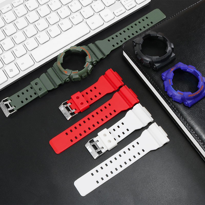 For G-SHOCK GA100 GA110 GA120 GD100 GD110 GD120 Watch Strap Watch Case Men Matte Wristwatch Sport Watch Silicone Case Strap