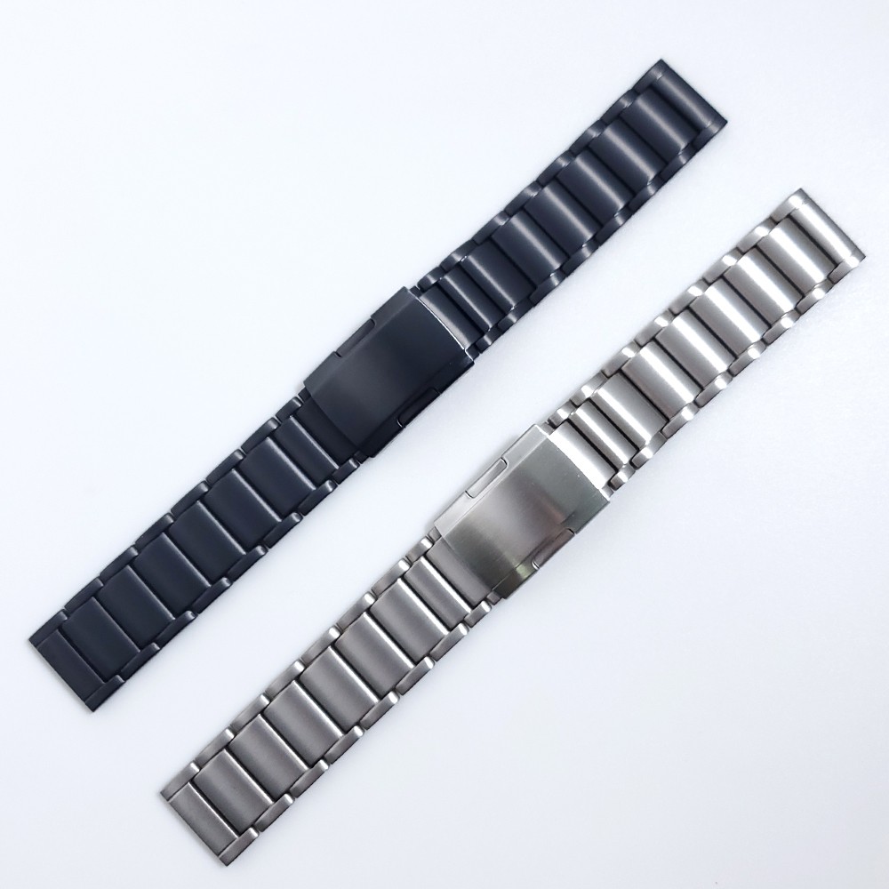 Titanium Metal Steel Clasp Strap For Samsung Galaxy Watch 3 45mm Band GalaxyWatch 46mm/Gear S3 Watchband Bracelet Wristband