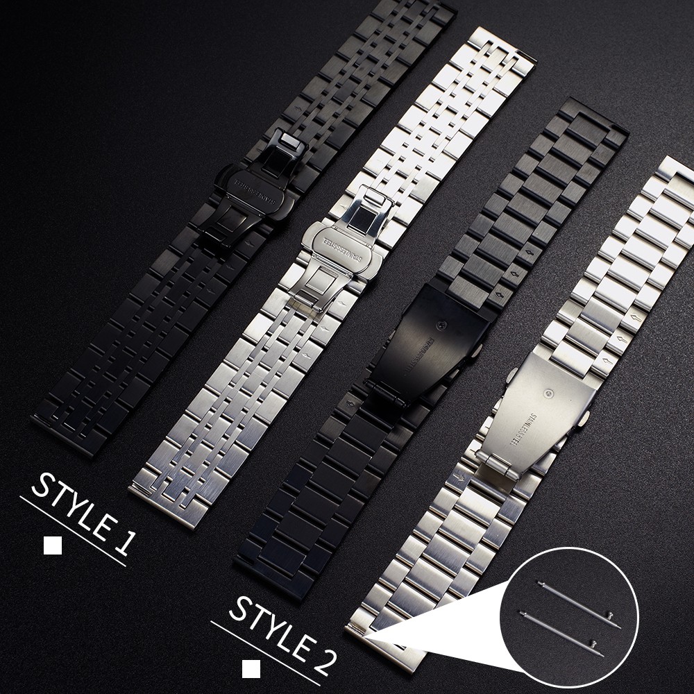 Original Metal Band for Samsung Galaxy Watch 46mm 42mm Stainless Steel Wrist Watch Strap for Galaxy Watch 46mm 42mm Bracelet 22