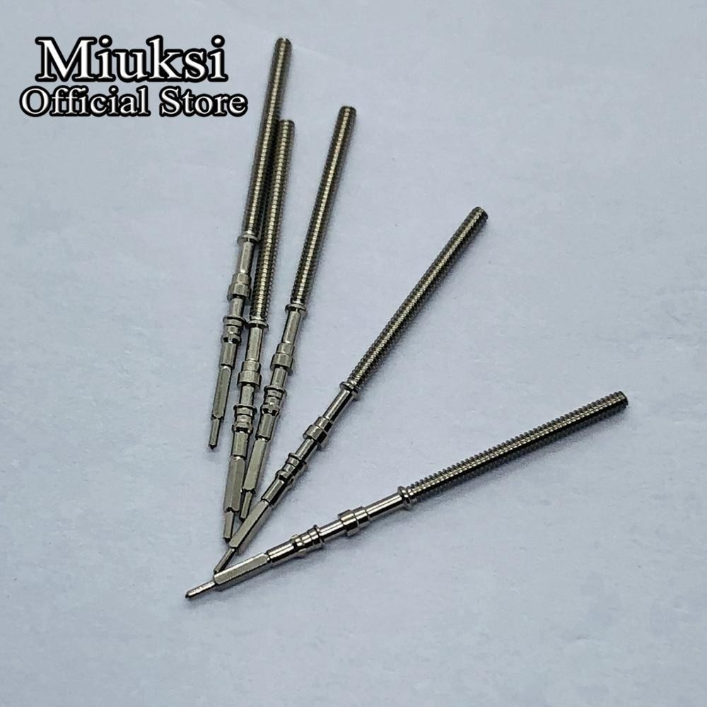 Miuksi - stainless steel crown set, NH35 NH36 NH38 NH39, winding shaft