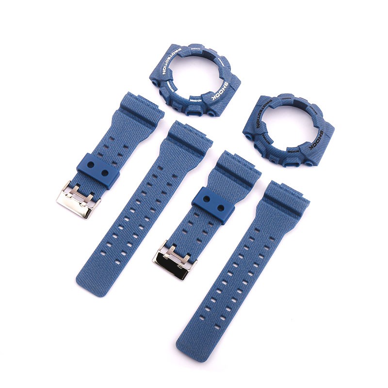 Watch Accessories Suitable for Casio Strap Set GA-110 GLS-100 GD-120 Camouflage G-SHOCK Strap Case Men's and Women's Straps