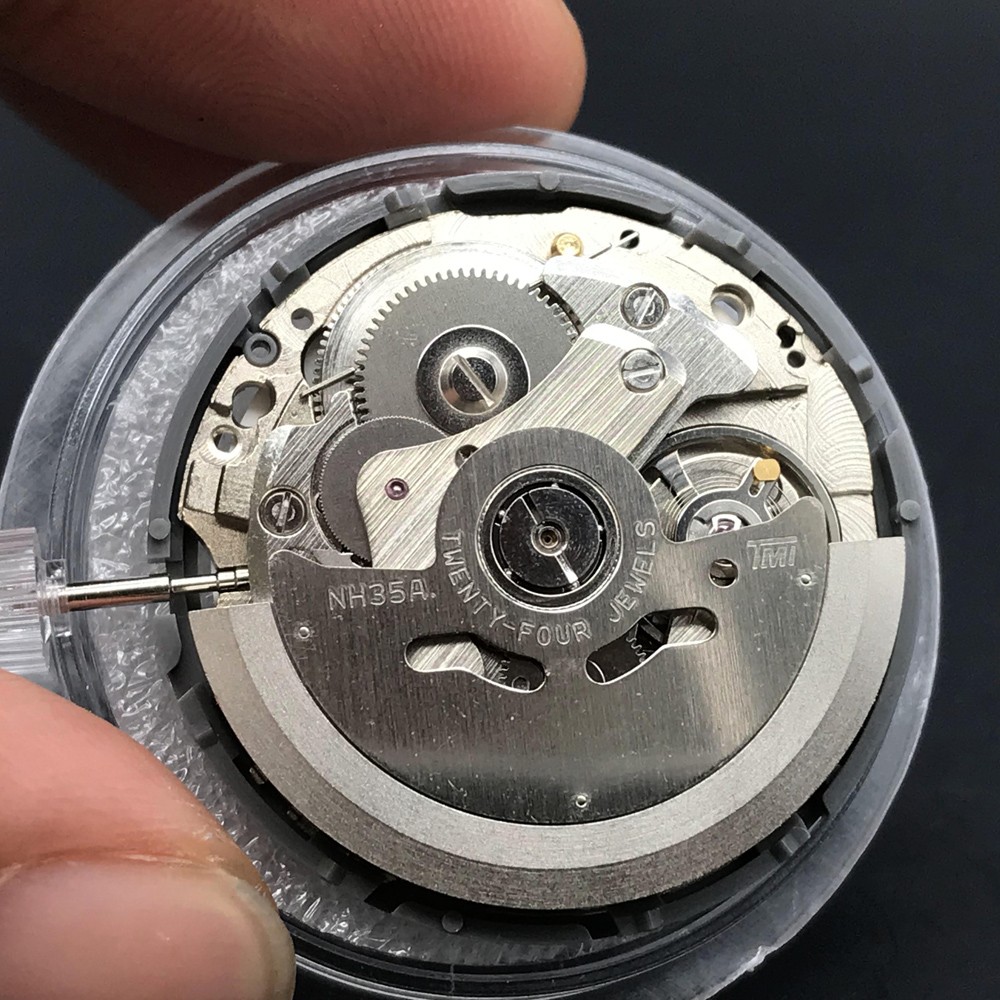 Japan Seiko NH35A Premium Mechanical Movement NH35 White dateWheel 24 Jewels Automatic Self-winding High Precision Movt Replacement