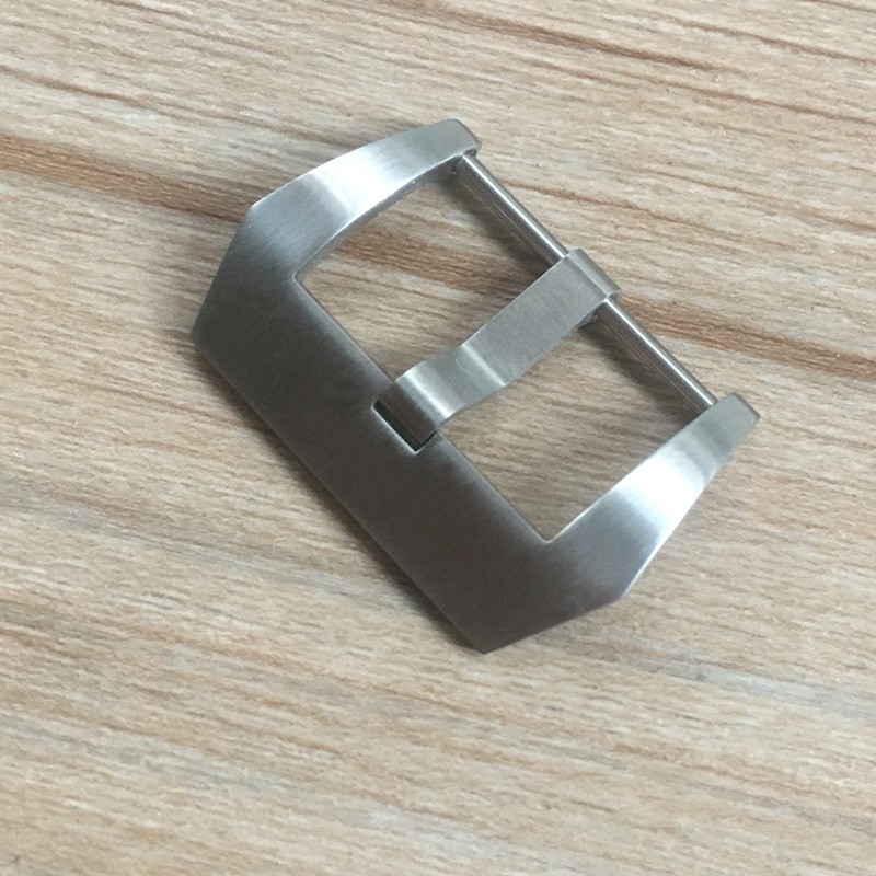 Stainless Steel Watch Buckle, 316L, 20mm, 22mm, 24mm, 26mm, Brushed Silver, Pin Buckle for Big Bam Pilot Watch