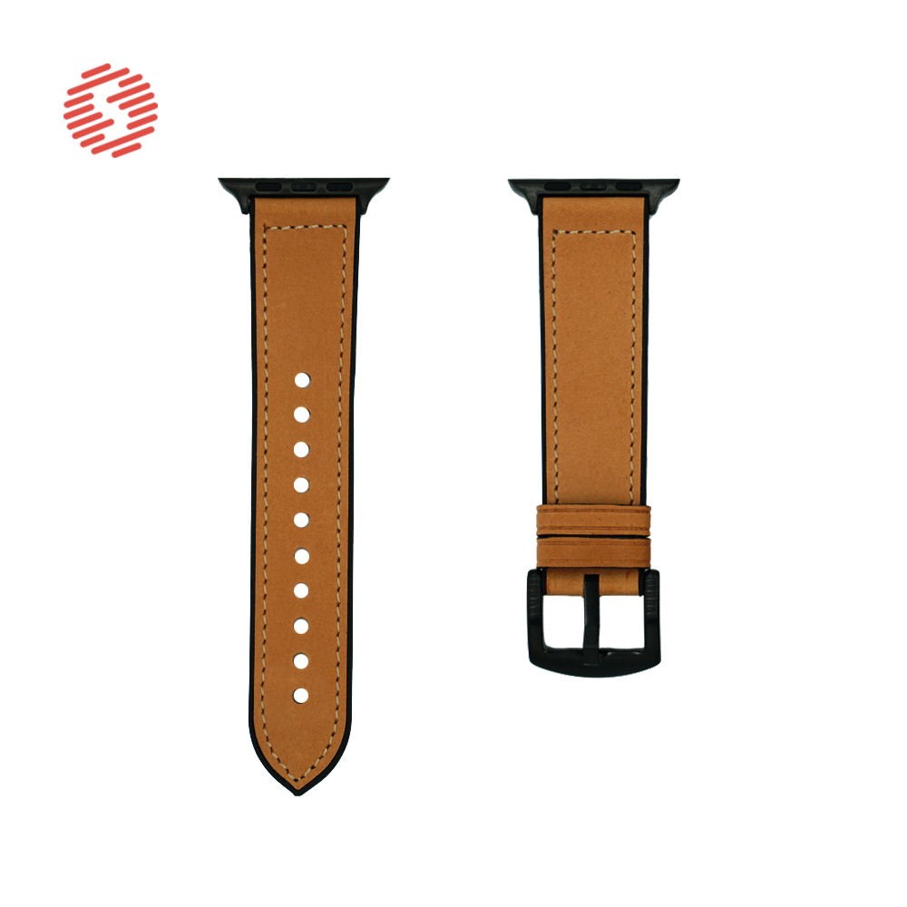 ShengOne Leather And Soft Silicone Fashion Band For Apple Watch 7 6 SE 5 4 45 44 42mm Replacement Watchband Bracelet 41 40 38