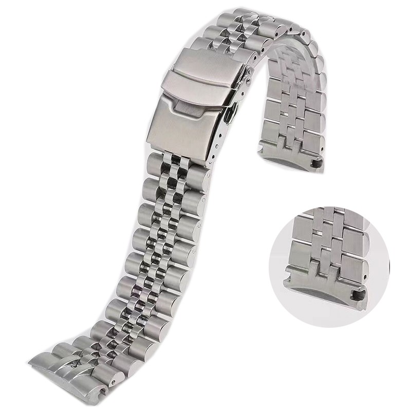 Stainless Steel Band Strap 22mm Folding Buckle Diving Men Sport Replacement Bracelet for Seiko Turtle SRP773 / 774 / 777