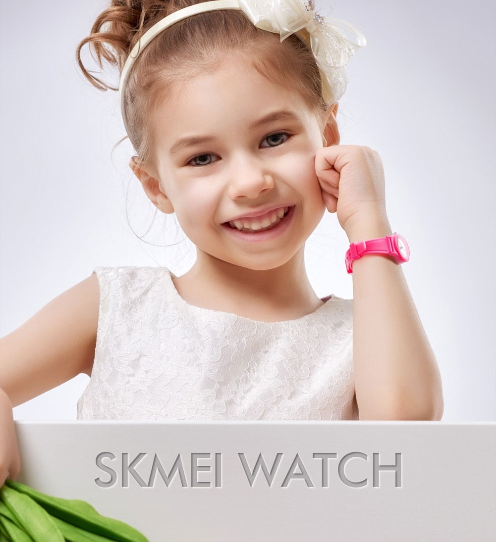 SKMEI Colorful Childhood Quartz Watches Simple Soft Kids Wristwatches Fashion Waterproof Boys Watch Ladies relogio infantil 1401