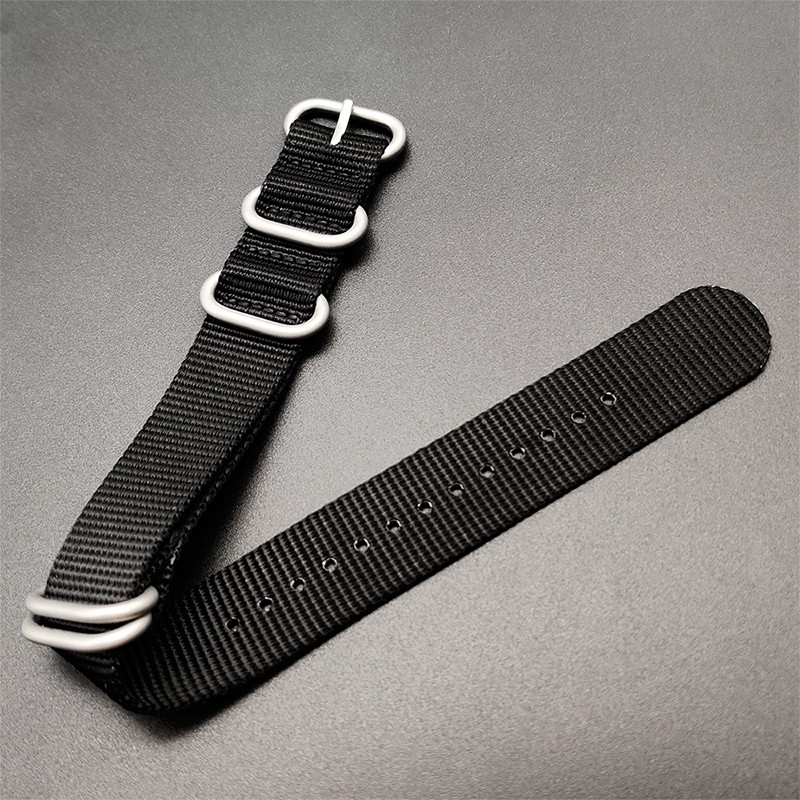 Men Diving Watch Accessories 20mm 22mm Generic Watchband NATO Strap Nylon Rubber Waterproof Strap Steel Strap Sport Strap