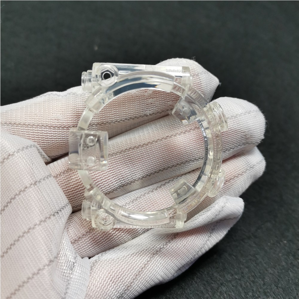 Ice Transparent Watchband Bezel for DW8200 Watch Cover Bracelet Silicone Watchband Replacement DW8200 Strap Accessories