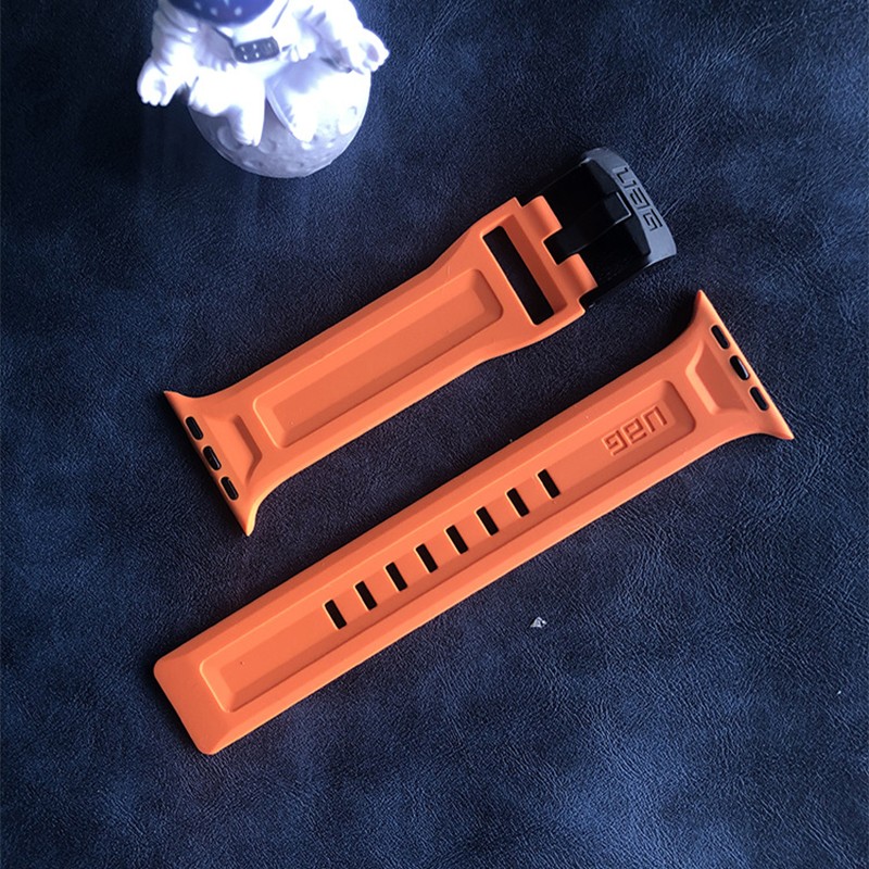 Silicone strap for Apple Watch band UAG 44mm 40mm 45mm 38mn 42mm UAG rubber watchband bracelet iwatch series 3 4 5 6 SE 7 band