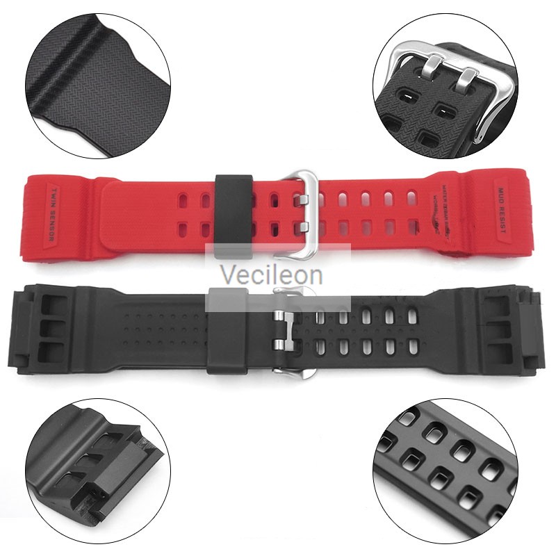 Silicone Resin Watchband for GG-1000 GWG-100 GSG-100 Men Sports Waterproof Replacement Watch Band Watch Accessories with Tools