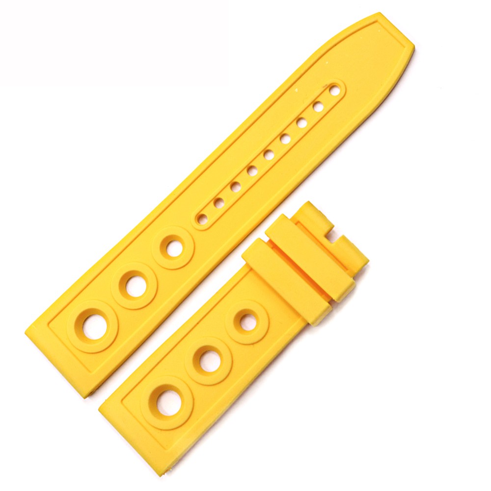 CARLYWET - Rubber and silicone replacement watch strap, 22 24 mm, wholesale, high quality, for Breitling Superocean