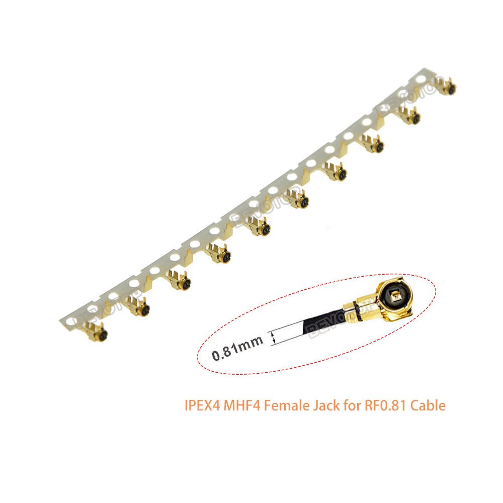 20pcs U.FL IPX IPEX Female Connectors IPEX4 MHF4 SMT Socket WiFi Antenna Base PCB RF Coaxial Antenna Board Terminal