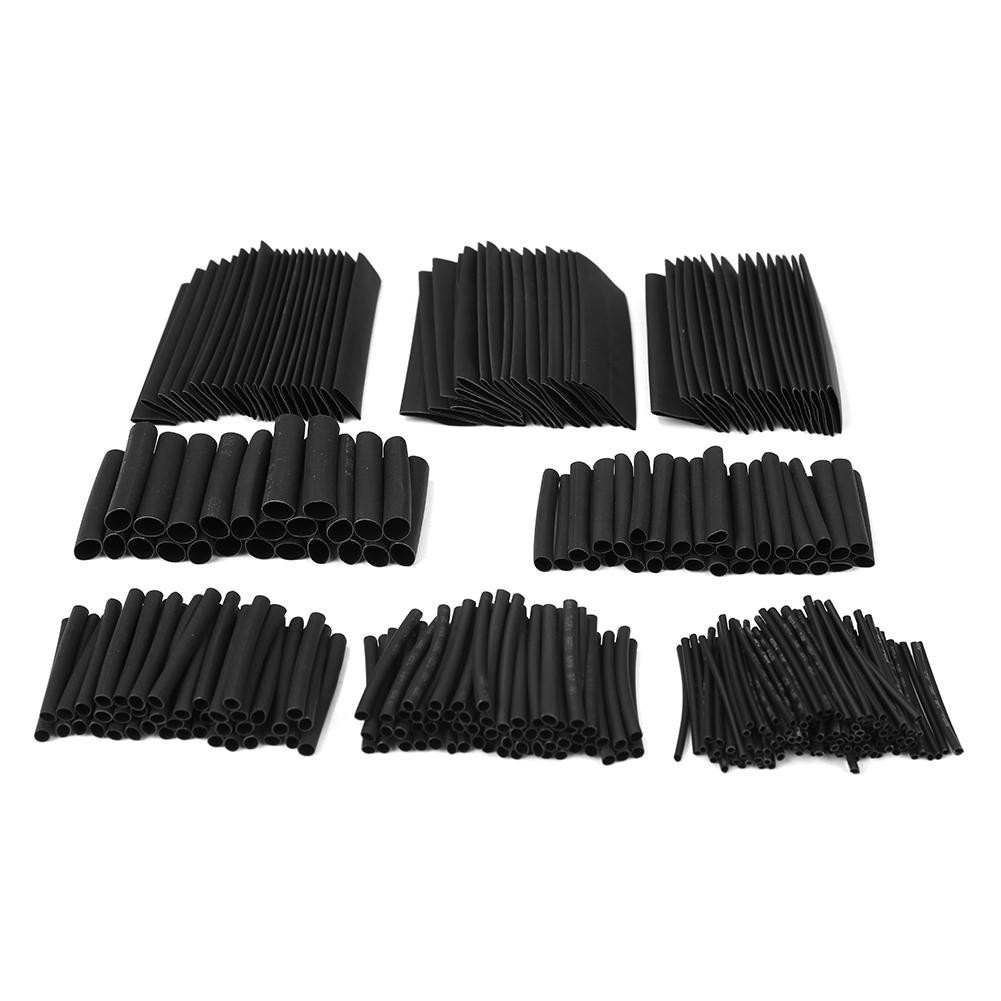 127/328pcs Set Heat Shrink Tube Assorted Insulation Shrinkable Tube Wire Cable Sleeve Kit Can Weatherproof Heat Tube Dropship