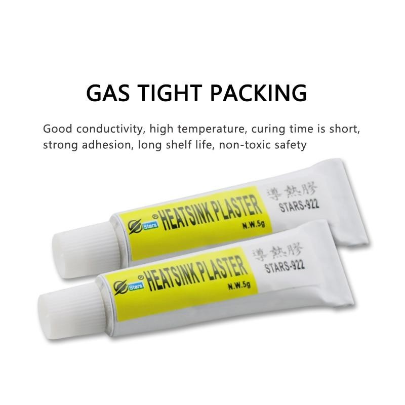 5/10pcs 5g Thermal Pads Conductive Heatsink Plaster Viscous Adhesive Glue for GPU Chip VGA RAM LED IC Cooler Heatsink Cooling