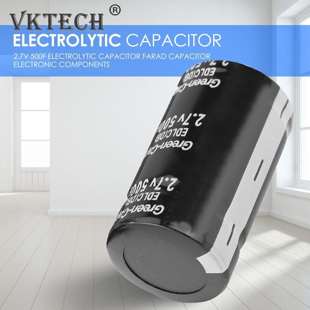 2.7V 500F Precision Metal Farad Capacitor Automotive Circuit Electrolytic Capacitor Car Necessary Circuit Tools